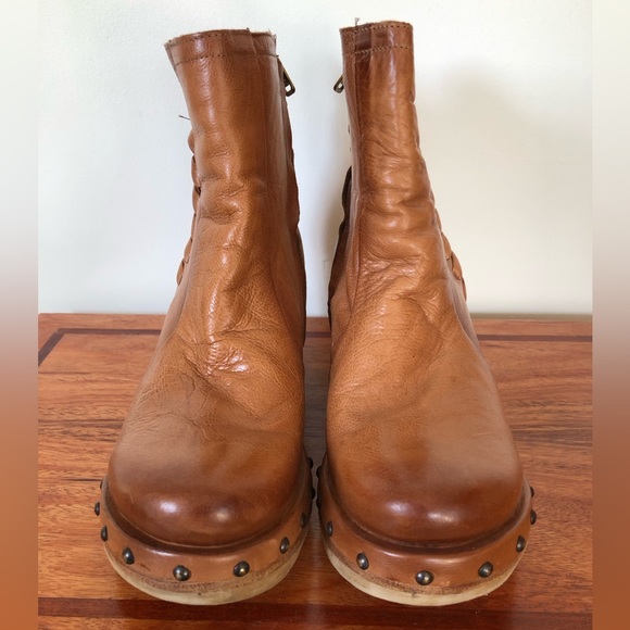 A.S.98 Placid Wedge Boots in Camel, size 41/US 10 - Picture 5 of 5
